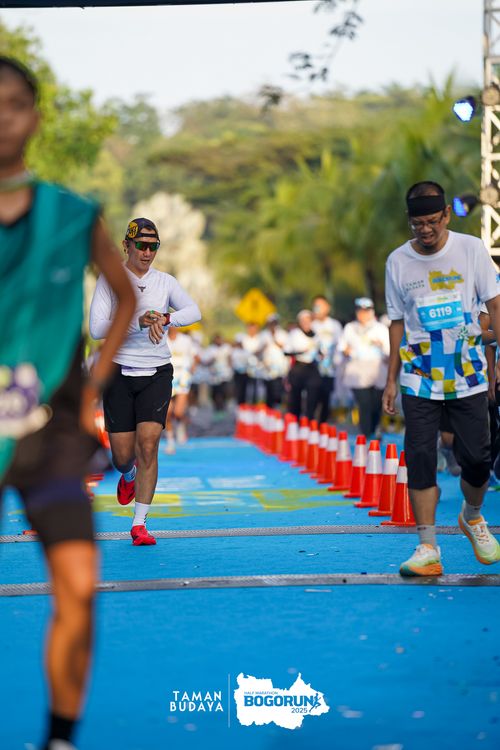 Race photo from Taman Budaya x BOGORUN 2025