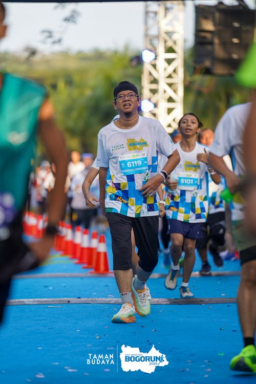 Race photo from Taman Budaya x BOGORUN 2025