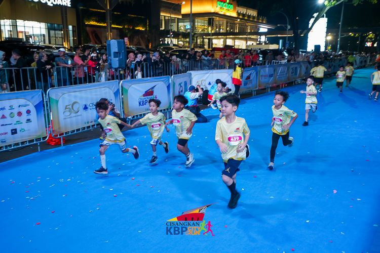 Race photo from CISANGKAN KBP CITY RUN 2025
