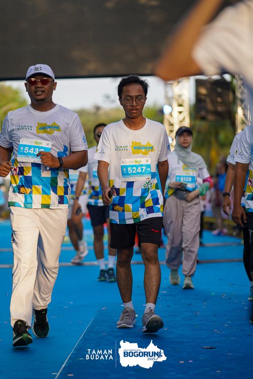 Race photo from Taman Budaya x BOGORUN 2025