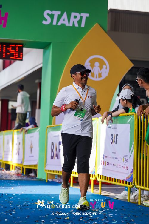 Race photo from BAF LIONS RUN 2024