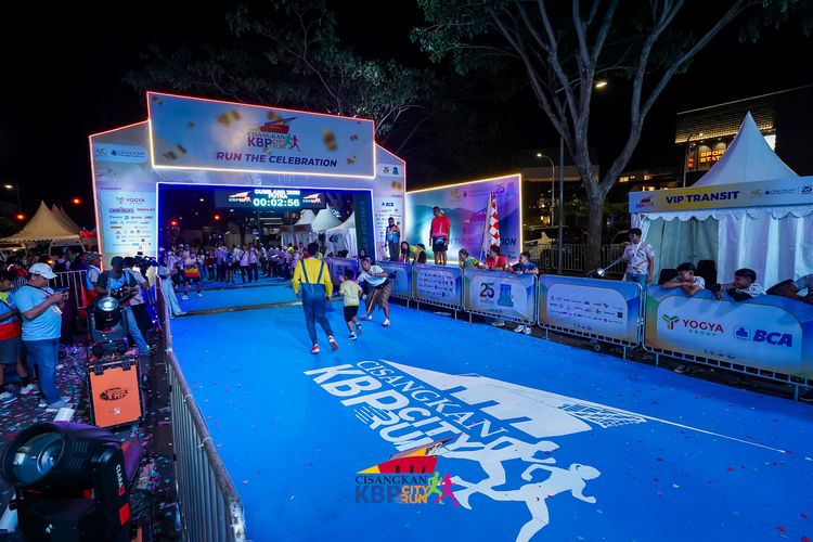 Race photo from CISANGKAN KBP CITY RUN 2025