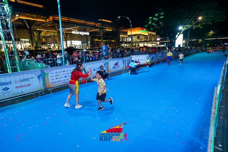 Race photo from CISANGKAN KBP CITY RUN 2025