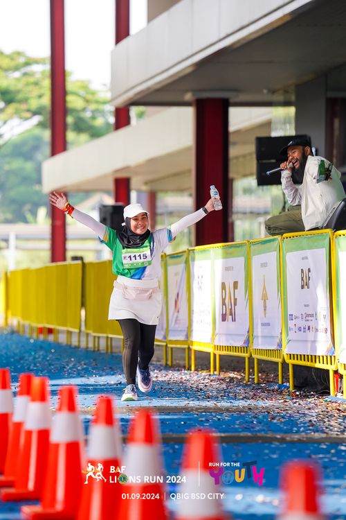Race photo from BAF LIONS RUN 2024