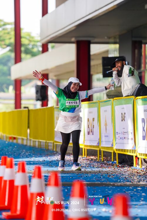 Race photo from BAF LIONS RUN 2024