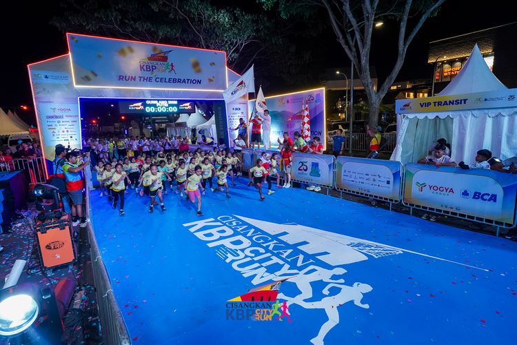Race photo from CISANGKAN KBP CITY RUN 2025
