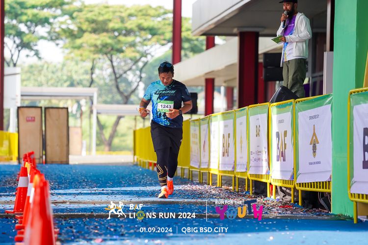 Race photo from BAF LIONS RUN 2024