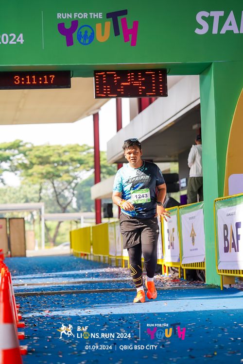 Race photo from BAF LIONS RUN 2024
