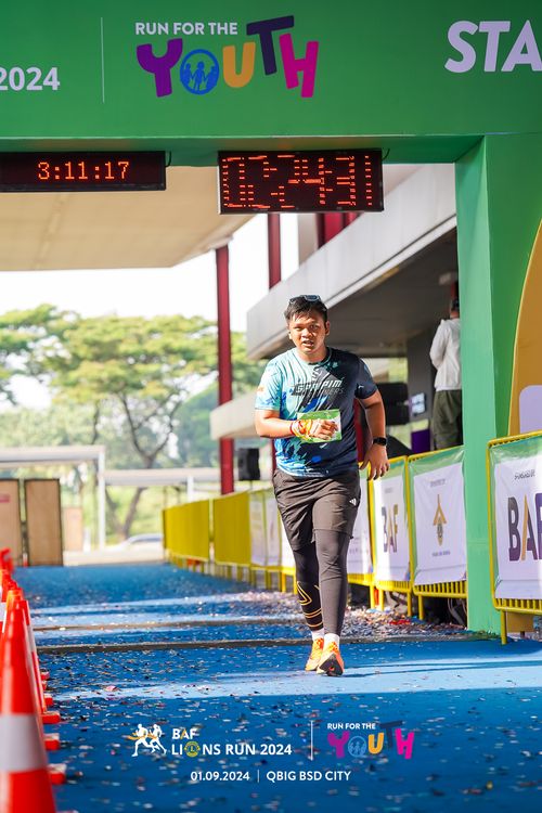 Race photo from BAF LIONS RUN 2024