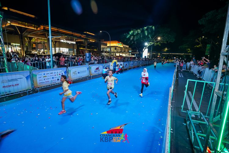 Race photo from CISANGKAN KBP CITY RUN 2025