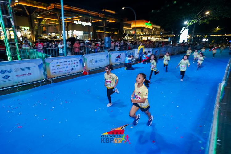 Race photo from CISANGKAN KBP CITY RUN 2025