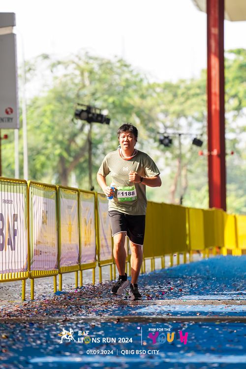 Race photo from BAF LIONS RUN 2024