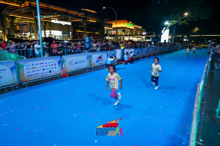 Race photo from CISANGKAN KBP CITY RUN 2025