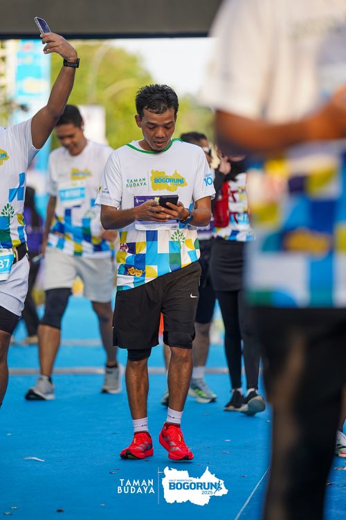 Race photo from Taman Budaya x BOGORUN 2025