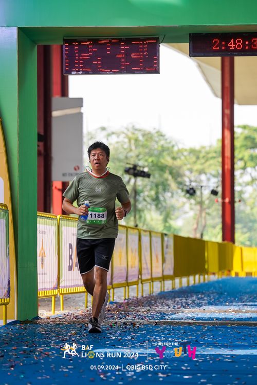 Race photo from BAF LIONS RUN 2024