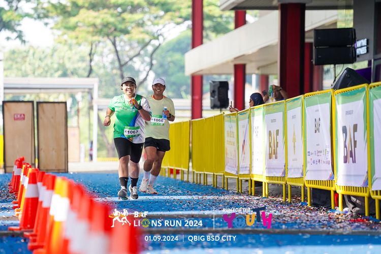 Race photo from BAF LIONS RUN 2024