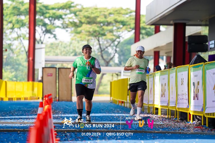 Race photo from BAF LIONS RUN 2024
