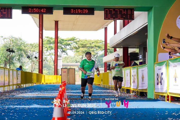 Race photo from BAF LIONS RUN 2024