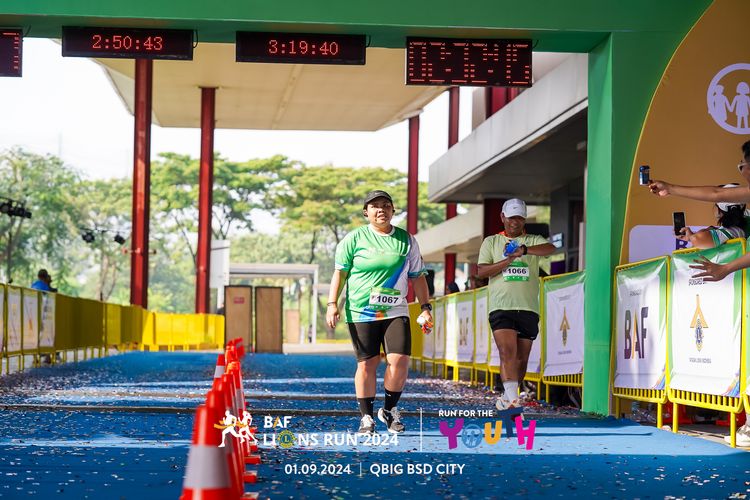 Race photo from BAF LIONS RUN 2024