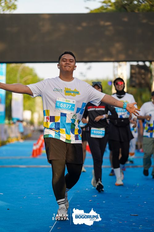 Race photo from Taman Budaya x BOGORUN 2025