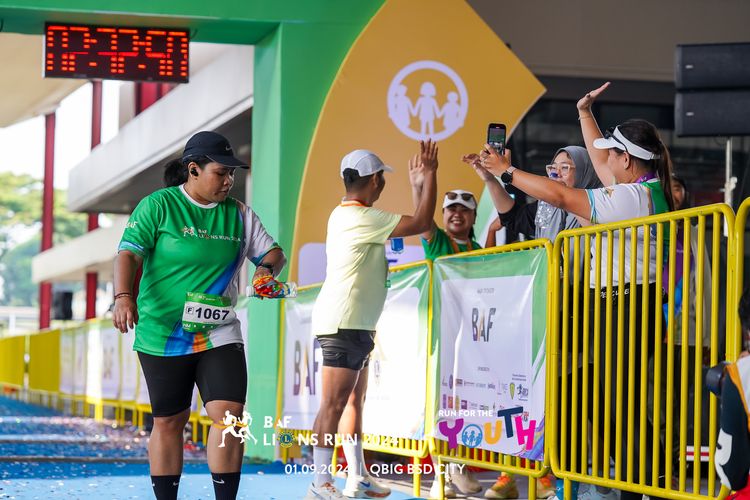 Race photo from BAF LIONS RUN 2024
