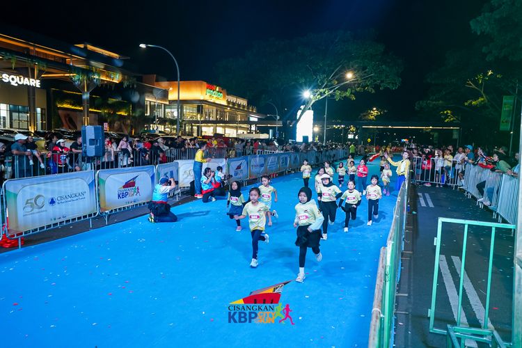 Race photo from CISANGKAN KBP CITY RUN 2025