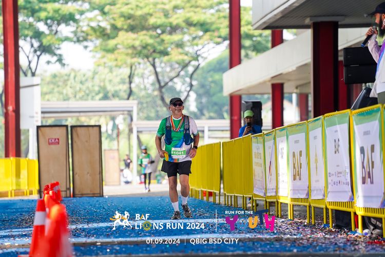 Race photo from BAF LIONS RUN 2024