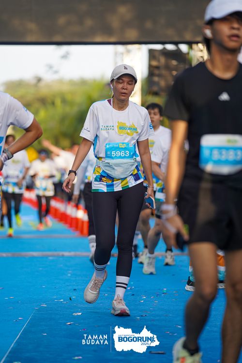 Race photo from Taman Budaya x BOGORUN 2025