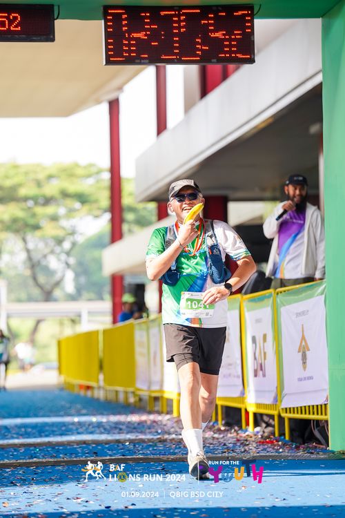 Race photo from BAF LIONS RUN 2024