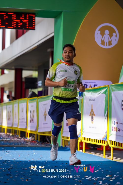 Race photo from BAF LIONS RUN 2024