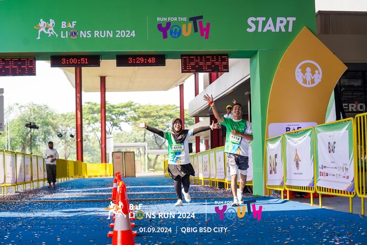 Race photo from BAF LIONS RUN 2024