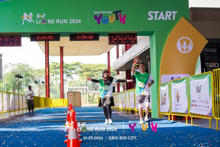 Race photo from BAF LIONS RUN 2024