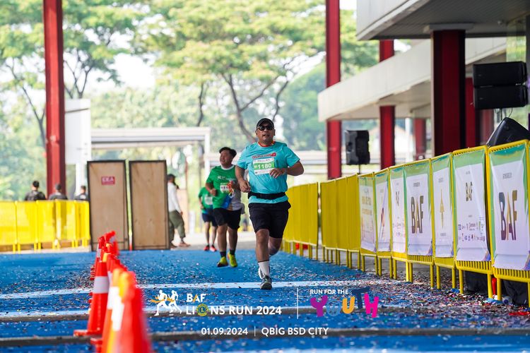 Race photo from BAF LIONS RUN 2024