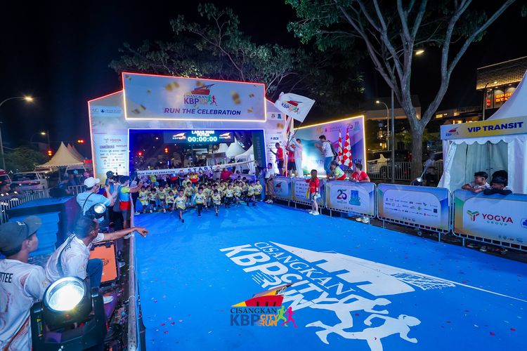 Race photo from CISANGKAN KBP CITY RUN 2025