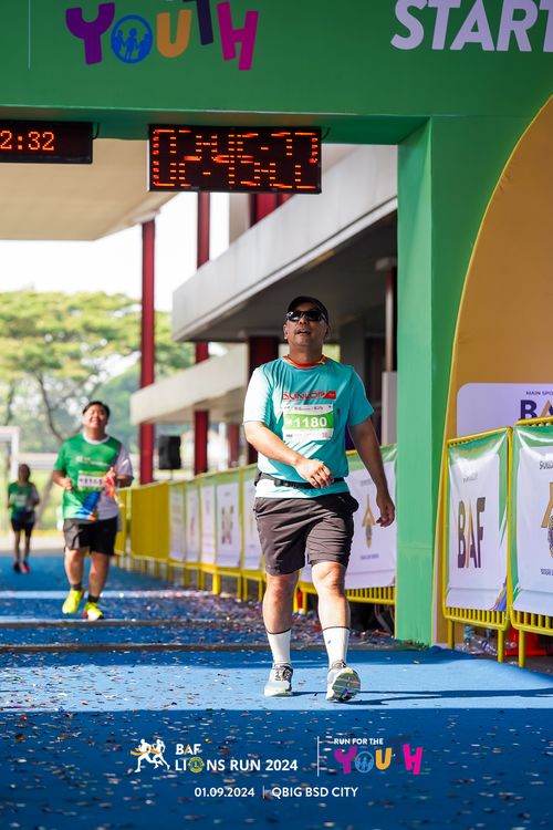 Race photo from BAF LIONS RUN 2024
