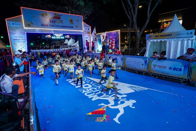 Race photo from CISANGKAN KBP CITY RUN 2025