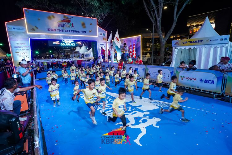 Race photo from CISANGKAN KBP CITY RUN 2025