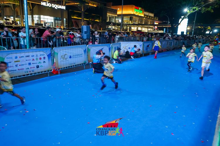 Race photo from CISANGKAN KBP CITY RUN 2025