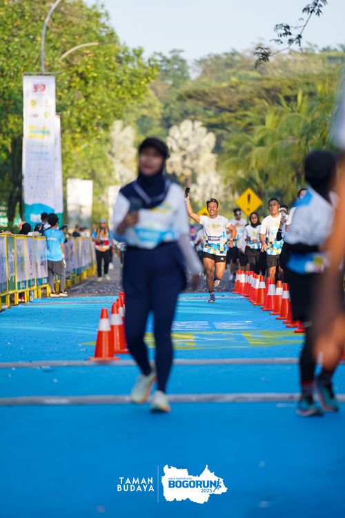 Race photo from Taman Budaya x BOGORUN 2025
