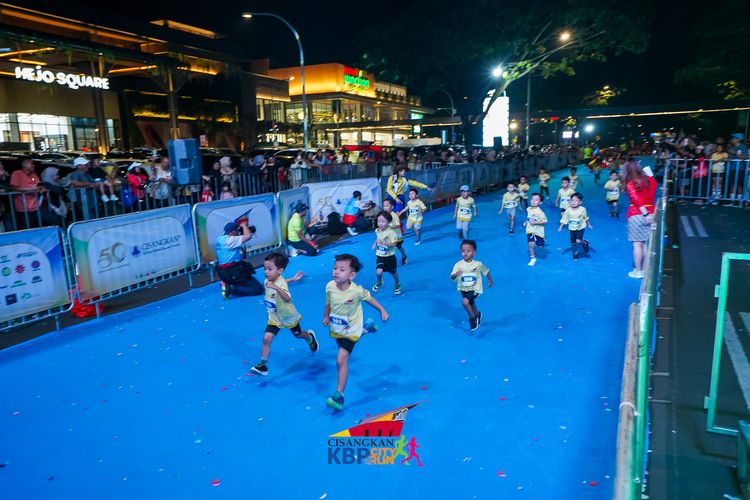 Race photo from CISANGKAN KBP CITY RUN 2025
