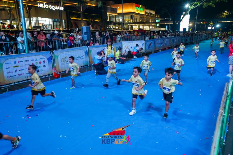 Race photo from CISANGKAN KBP CITY RUN 2025