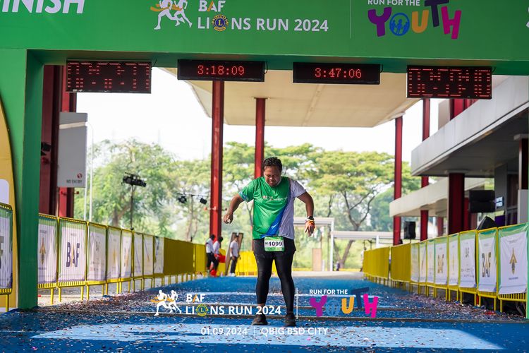 Race photo from BAF LIONS RUN 2024