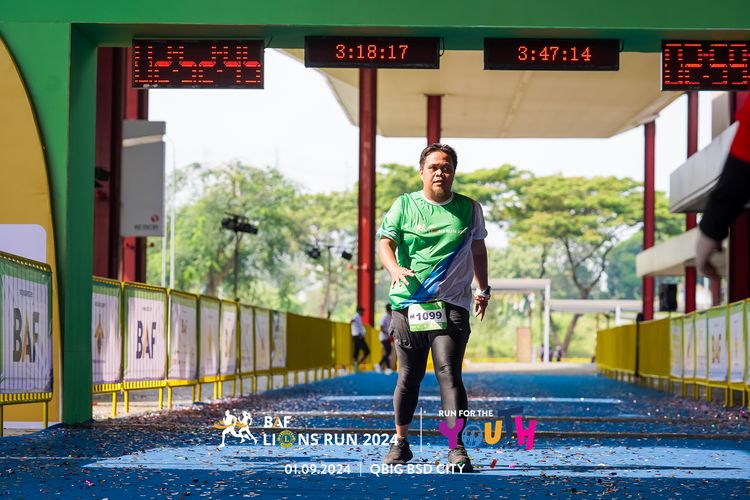 Race photo from BAF LIONS RUN 2024
