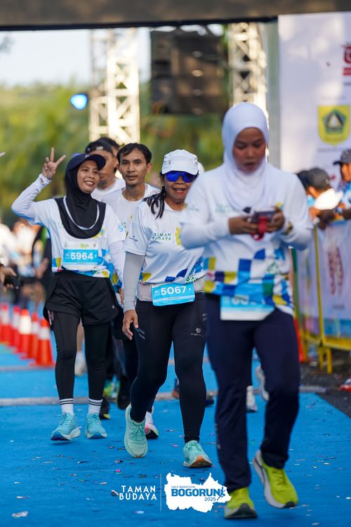 Race photo from Taman Budaya x BOGORUN 2025
