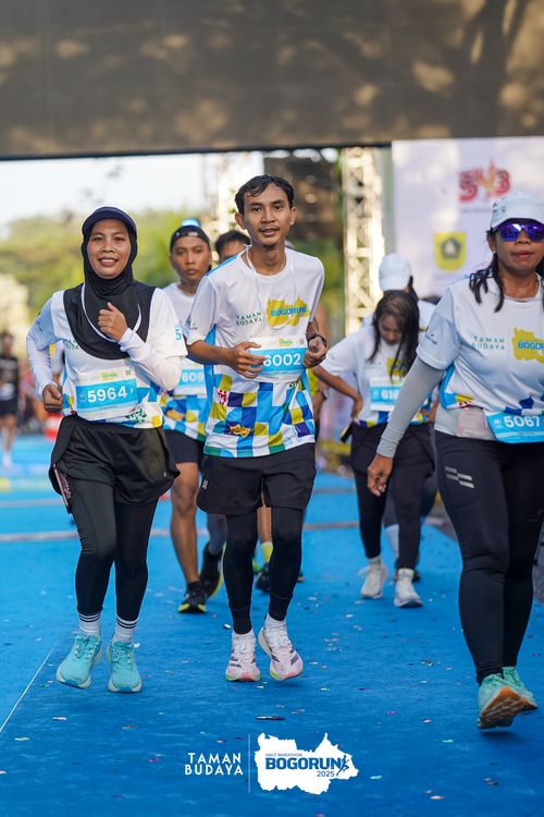 Race photo from Taman Budaya x BOGORUN 2025