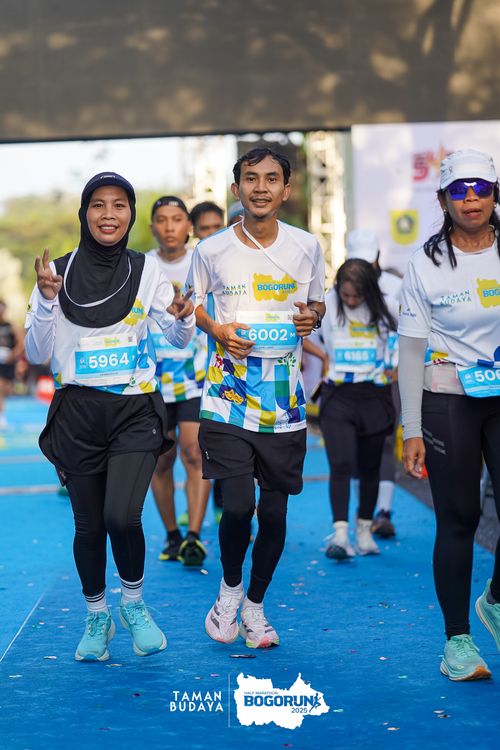 Race photo from Taman Budaya x BOGORUN 2025