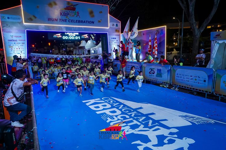 Race photo from CISANGKAN KBP CITY RUN 2025
