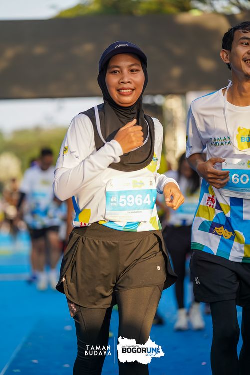 Race photo from Taman Budaya x BOGORUN 2025