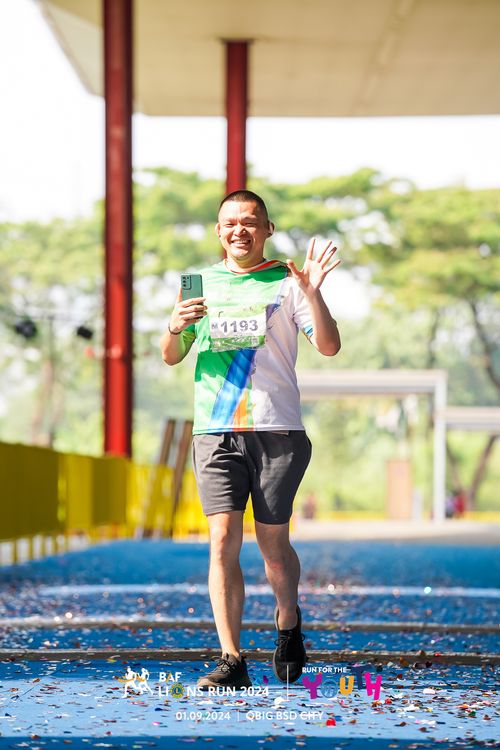 Race photo from BAF LIONS RUN 2024