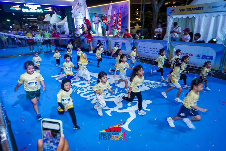 Race photo from CISANGKAN KBP CITY RUN 2025